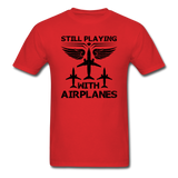 Still Playing With Airplanes - Airliners - Unisex Classic T-Shirt - red