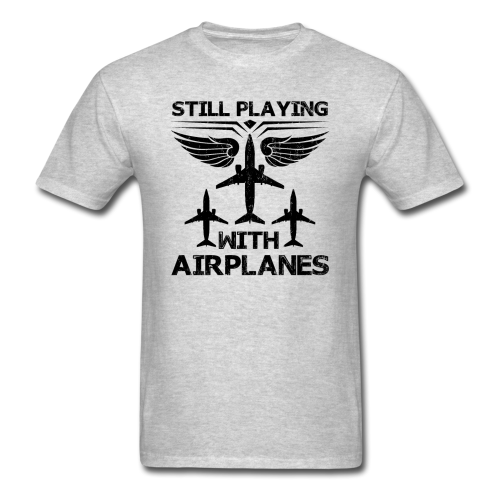 Still Playing With Airplanes - Airliners - Unisex Classic T-Shirt - heather gray