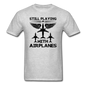 Still Playing With Airplanes - Airliners - Unisex Classic T-Shirt - heather gray