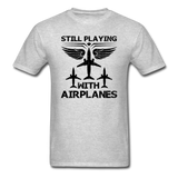 Still Playing With Airplanes - Airliners - Unisex Classic T-Shirt - heather gray