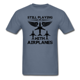 Still Playing With Airplanes - Airliners - Unisex Classic T-Shirt - denim