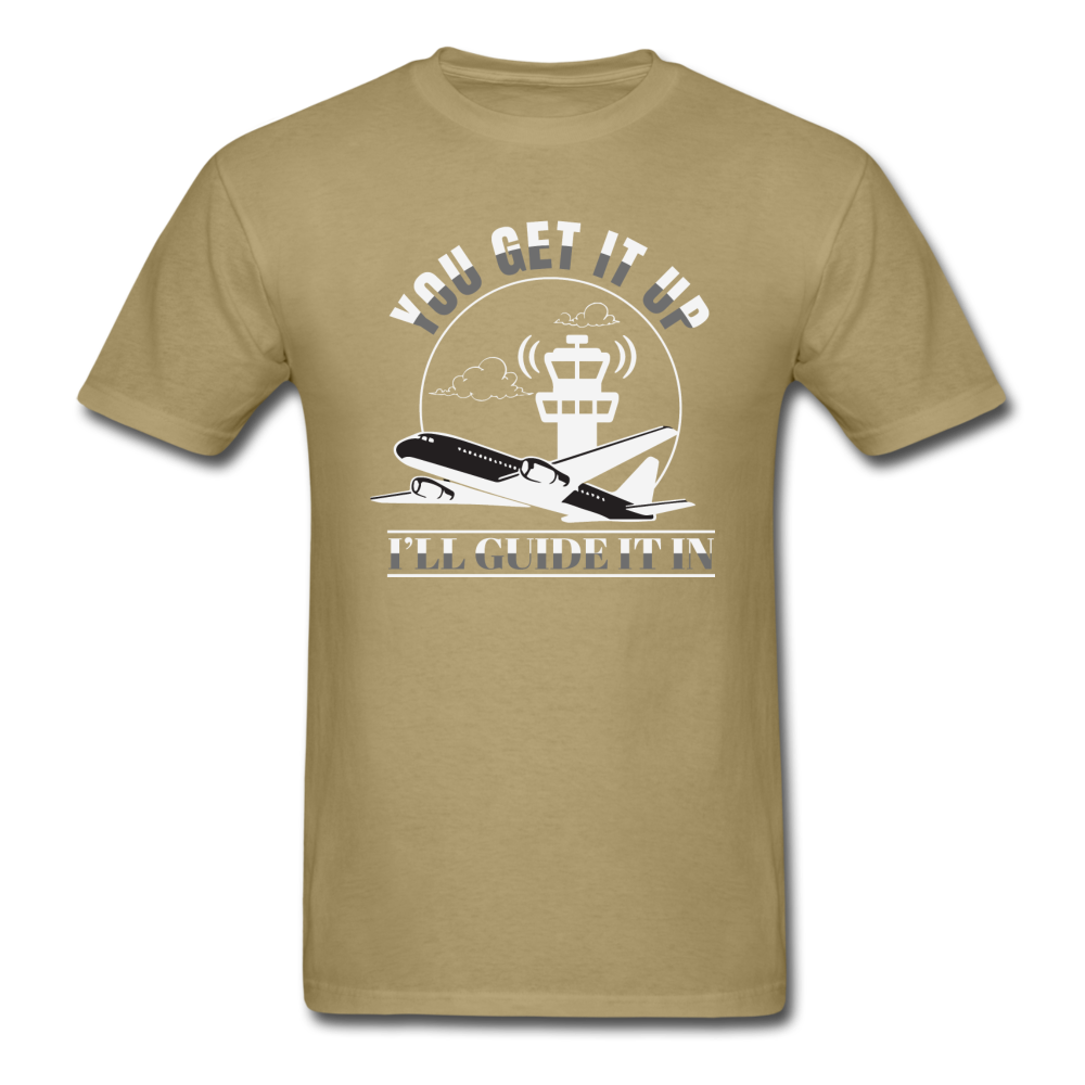 You Get It Up, I'll Guide It In - Unisex Classic T-Shirt - khaki