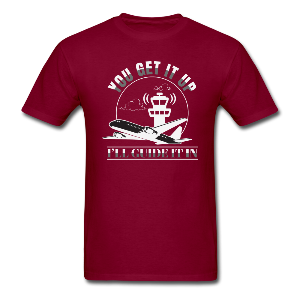 You Get It Up, I'll Guide It In - Unisex Classic T-Shirt - burgundy