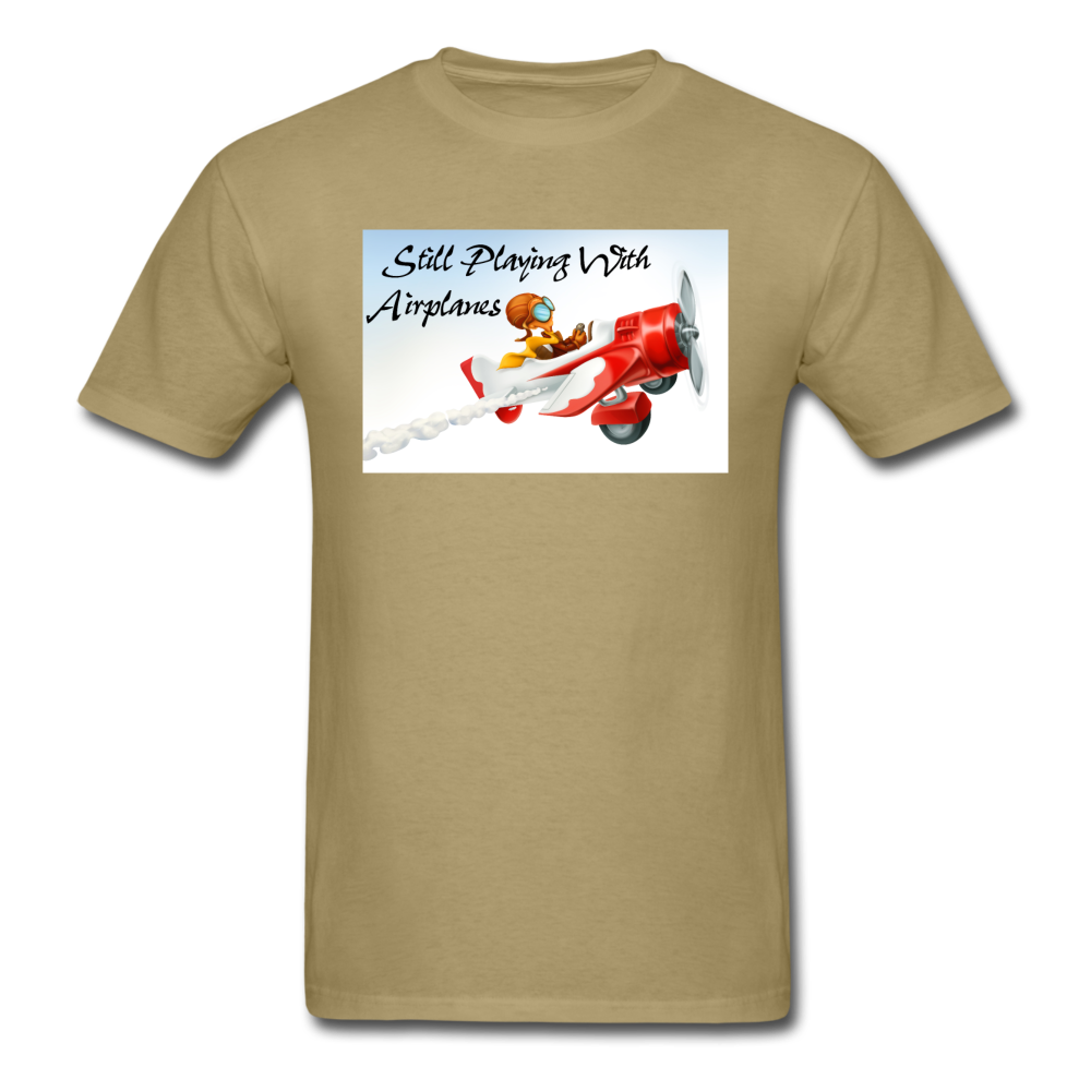 Still Playing With Airplanes - Unisex Classic T-Shirt - khaki