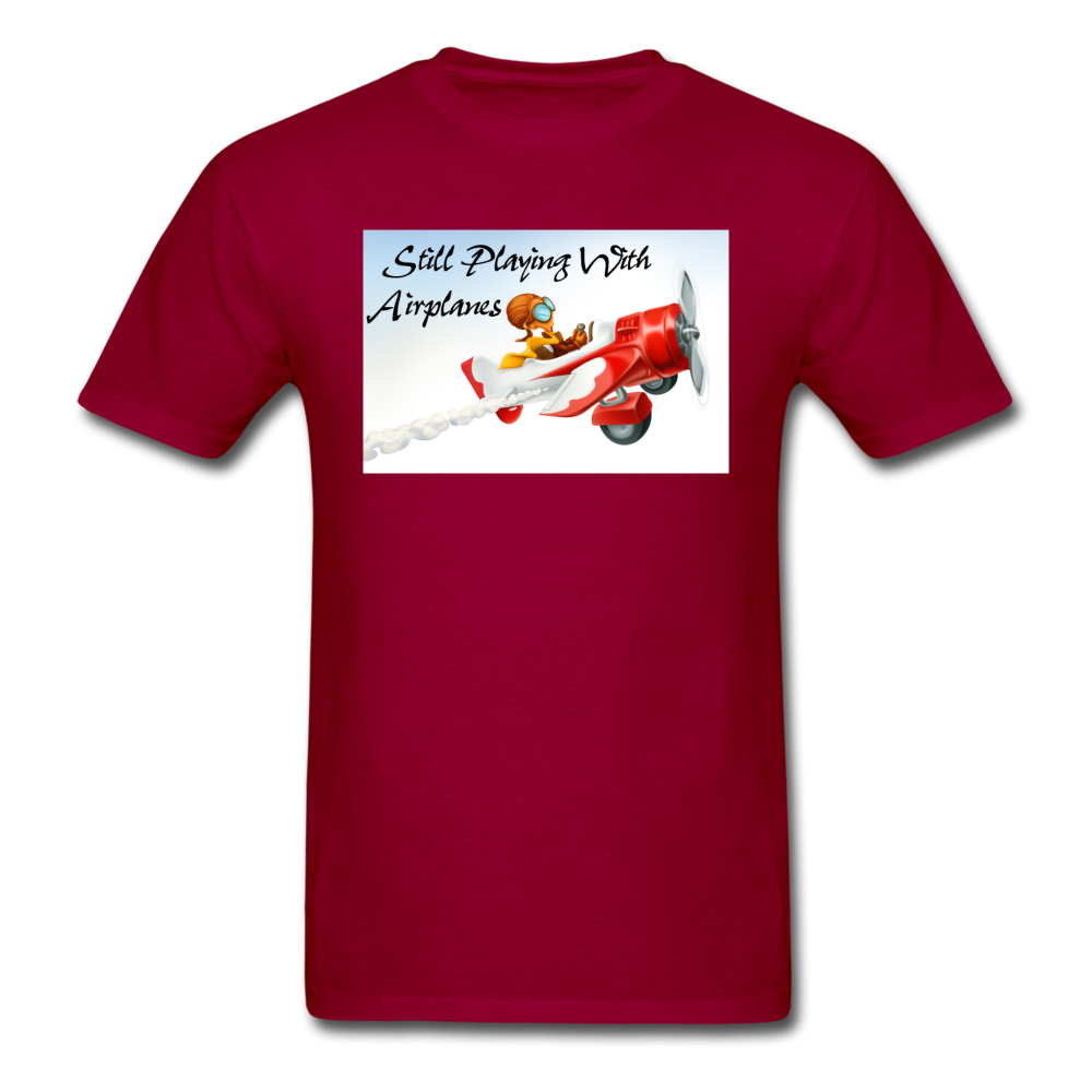 Still Playing With Airplanes - Unisex Classic T-Shirt - dark red