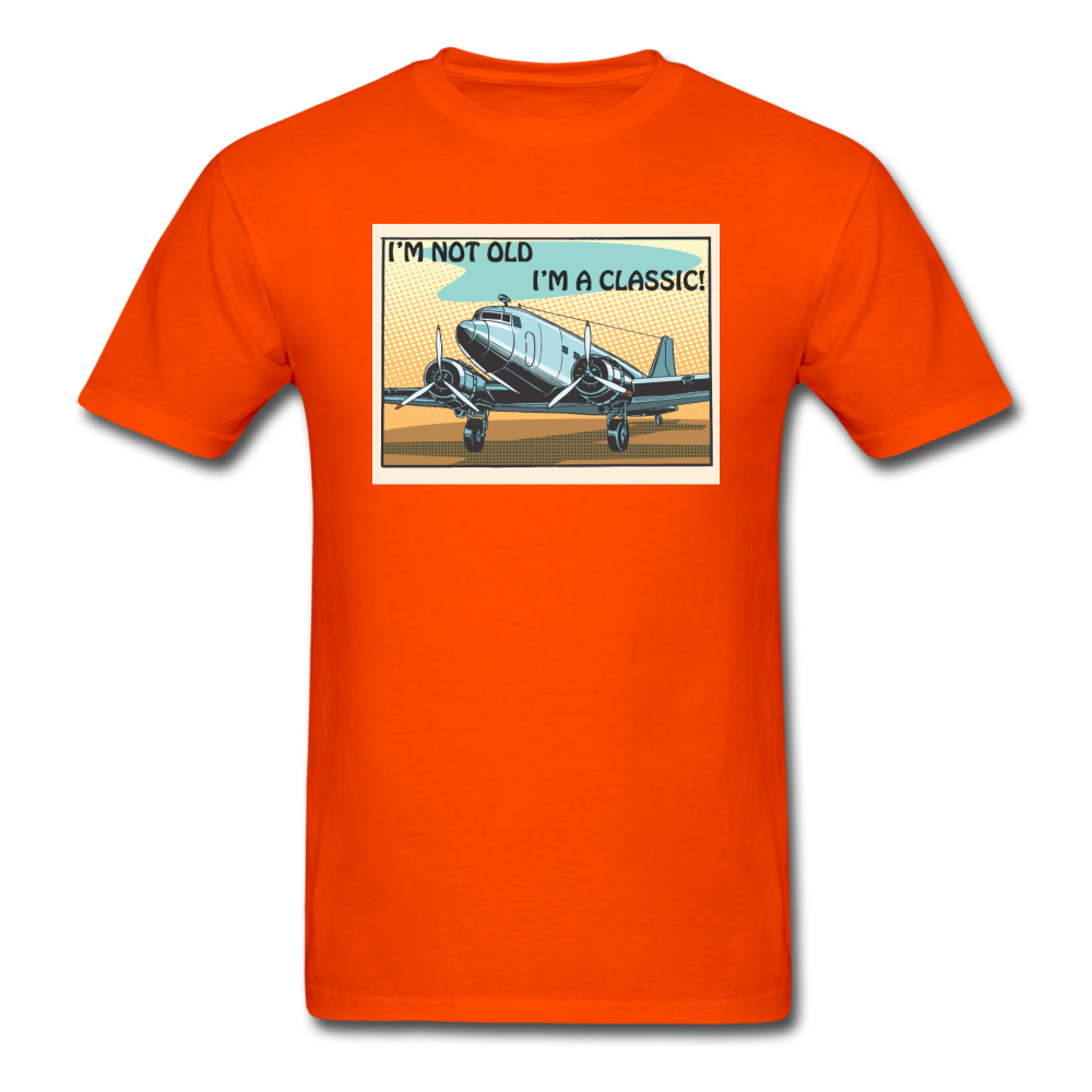 I'm Not Old - DC3 - Unisex Classic T-Shirt - orange