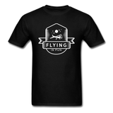 Flying Is Fun Badge - White - Unisex Classic T-Shirt - black