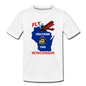 Fly Wisconsin - State Flag - Biplane - Toddler Premium T-Shirt - white