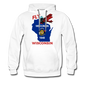 Fly Wisconsin - State Flag - Biplane - Men’s Premium Hoodie - white