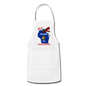 Fly Wisconsin - State Flag - Biplane - Adjustable Apron - white