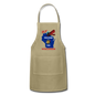 Fly Wisconsin - State Flag - Biplane - Adjustable Apron - khaki