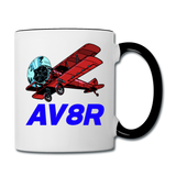 AV8R - Contrast Coffee Mug - white/black