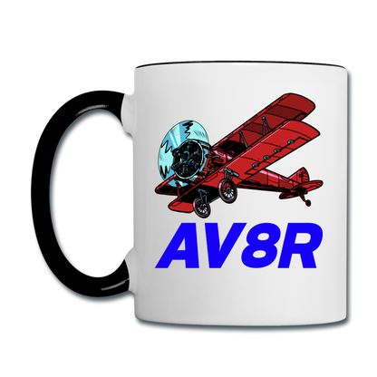 AV8R - Contrast Coffee Mug - white/black