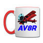 AV8R - Contrast Coffee Mug - white/red