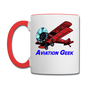 Aviation Geek - Contrast Coffee Mug - white/red