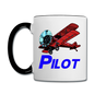 Pilot - Biplane - Contrast Coffee Mug - white/black