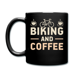 Biking And Coffee - Full Color Mug - black