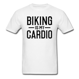 Biking Is My Cardio - Black - Unisex Classic T-Shirt - white