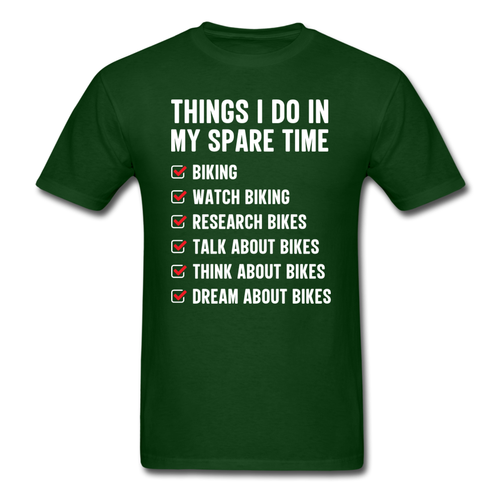 Biking Things To Do - Unisex Classic T-Shirt - forest green