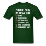 Biking Things To Do - Unisex Classic T-Shirt - forest green