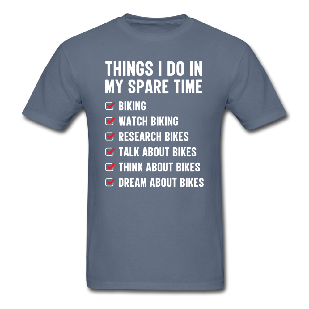 Biking Things To Do - Unisex Classic T-Shirt - denim