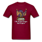 Book Dragon - Unisex Classic T-Shirt - burgundy