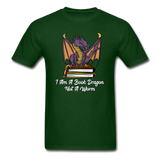 Book Dragon - Unisex Classic T-Shirt - forest green