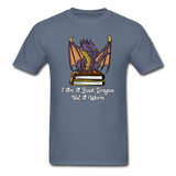 Book Dragon - Unisex Classic T-Shirt - denim