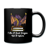 Book Dragon - Full Color Mug - black