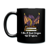 Book Dragon - Full Color Mug - black