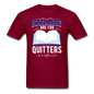 Bookmarks Are For Quitters - Unisex Classic T-Shirt - burgundy