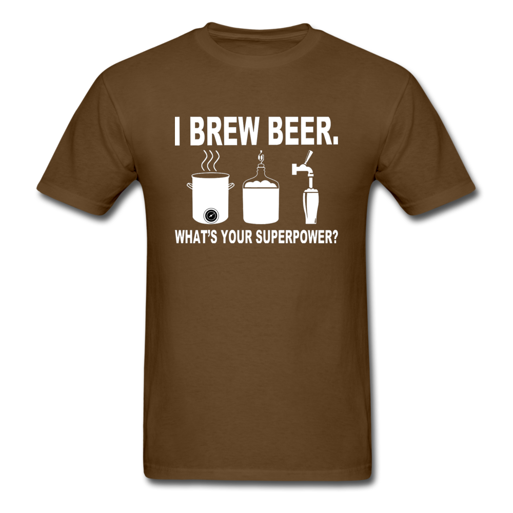 I Brew Beer - Unisex Classic T-Shirt - brown