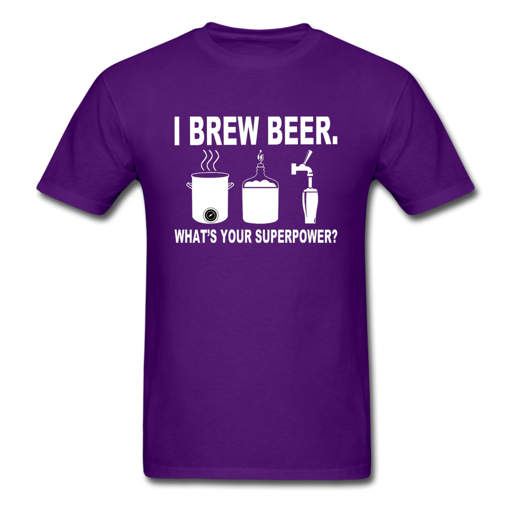 I Brew Beer - Unisex Classic T-Shirt - purple