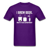 I Brew Beer - Unisex Classic T-Shirt - purple