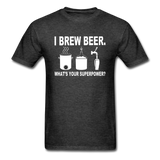 I Brew Beer - Unisex Classic T-Shirt - heather black