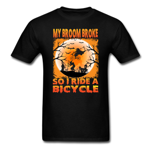 My Broom Broke - Bicycle - Unisex Classic T-Shirt - black