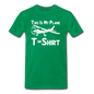 This Is My Plane T-Shirt - Black - Men's Premium T-Shirt - kelly green