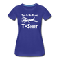 This Is My Plane T-Shirt - Black - Women’s Premium T-Shirt - royal blue