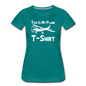 This Is My Plane T-Shirt - Black - Women’s Premium T-Shirt - teal