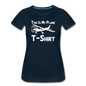 This Is My Plane T-Shirt - Black - Women’s Premium T-Shirt - deep navy