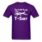 This Is My Plane T-Shirt - Black - Unisex Classic T-Shirt - purple