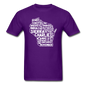 Pilot's Alphabet - Wisconsin - White - Unisex Classic T-Shirt - purple