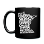 Pilot's Alphabet - Minnesota - White - Full Color Mug - black