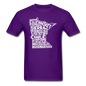 Pilot's Alphabet - Minnesota - White - Unisex Classic T-Shirt - purple