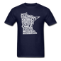 Pilot's Alphabet - Minnesota - White - Unisex Classic T-Shirt - navy