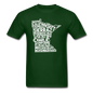 Pilot's Alphabet - Minnesota - White - Unisex Classic T-Shirt - forest green