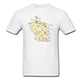 Wisconsin Map - Unisex Classic T-Shirt - white