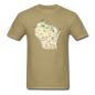 Wisconsin Map - Unisex Classic T-Shirt - khaki