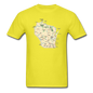 Wisconsin Map - Unisex Classic T-Shirt - yellow