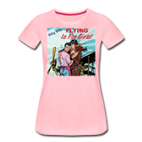 Flying Is For Girls - Women’s Premium T-Shirt - pink